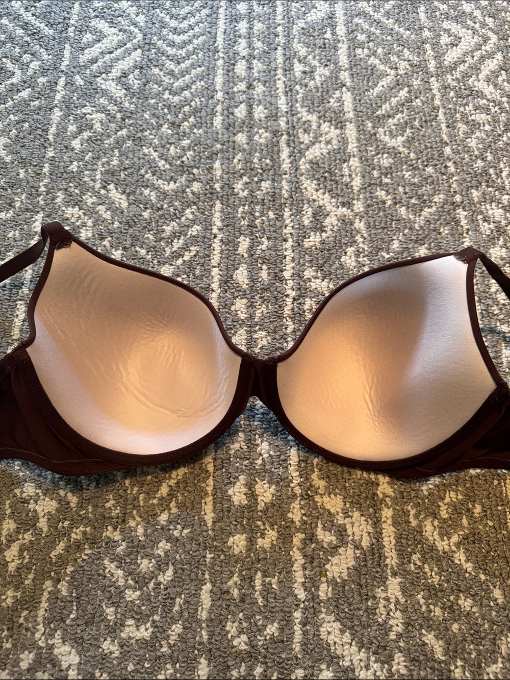 Seamless Support T-Shirt Bra in Chocolate Brown - Picture 4 of 5